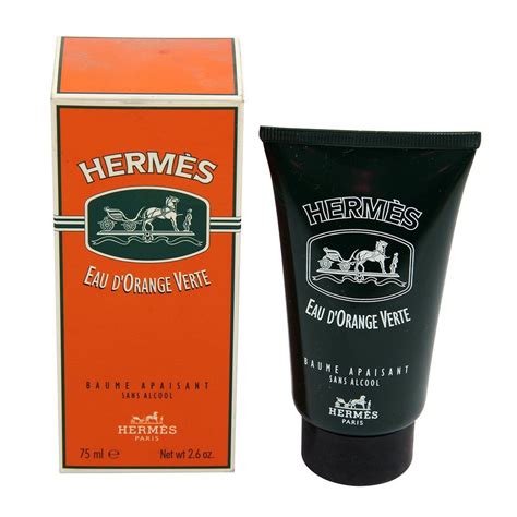 hermes eau d orange verte aftershave balm|hermes voyage d'hermes body balm.